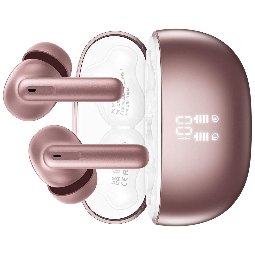KI Kopfhörer Übersetzer, 42Std Bluetooth 5.4 Sprachübersetzer Kopfhörer mit 164 Sprachen Rosa