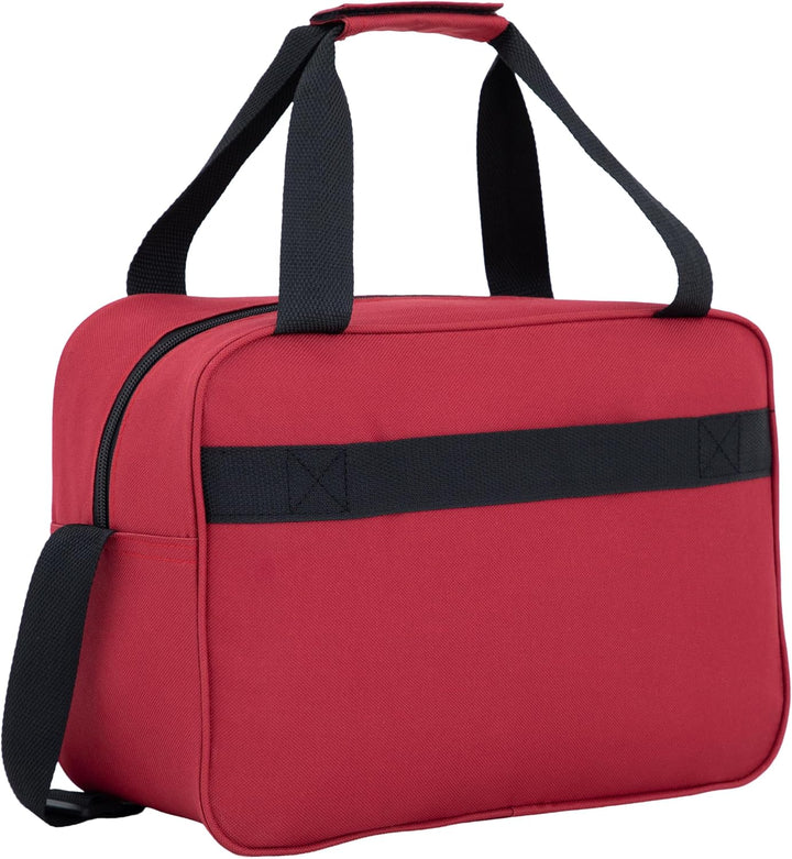 Travelers Club Chicago Hardside Erweiterbare Spinner Gepäckstücke 5 Piece Set Red, 5 Piece Set Red