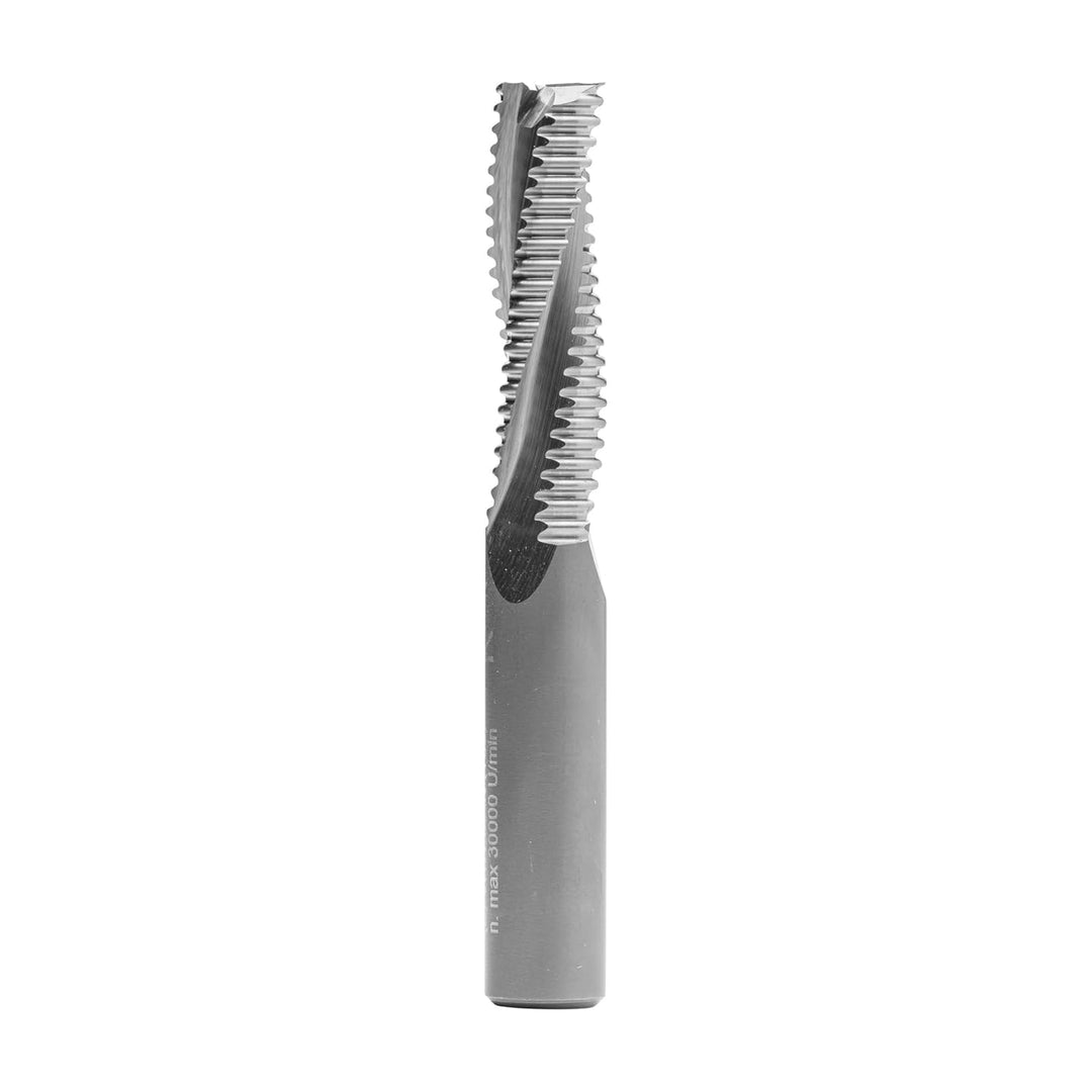 ENT 20702 Schruppfräser VHW, Durchmesser (D) 12 mm, NL 42 mm, Z3, GL 90 mm, Rechtslauf / positiv D=1