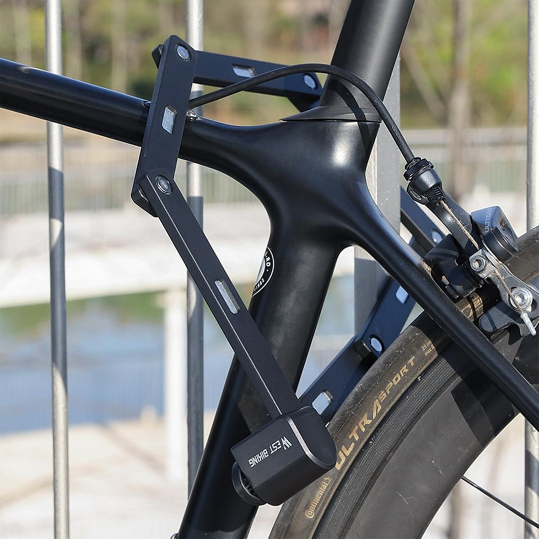 Faltbares Fahrradschloss, Diebstahlschutz, Sicherheits-Kettenschloss mit Halterung für Fahrräder, Mo
