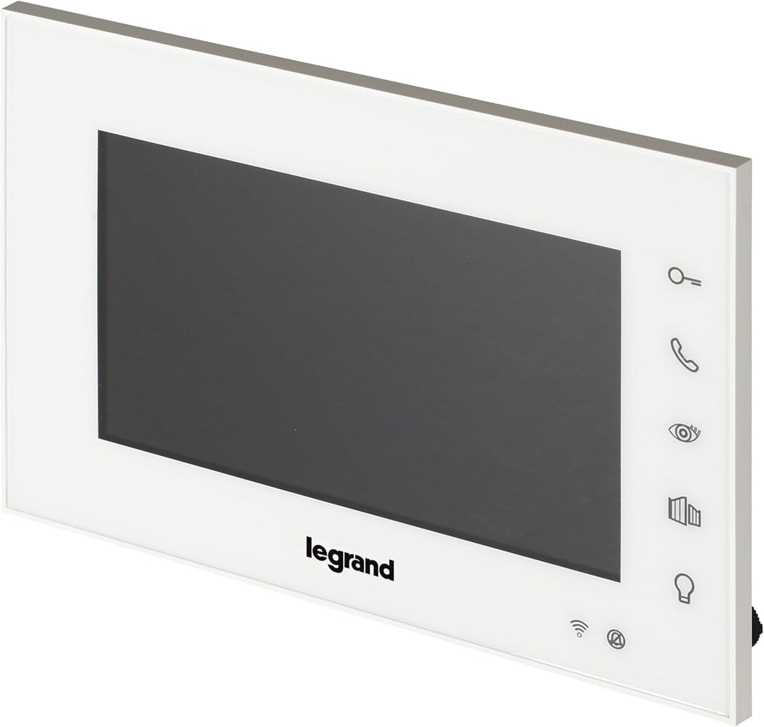 LEGRAND, EASYKIT WiFi-Video-Innenstelle, 7"-Hochglanz-Farbmonitor, Sensortasten, Smartphone-Anbindun