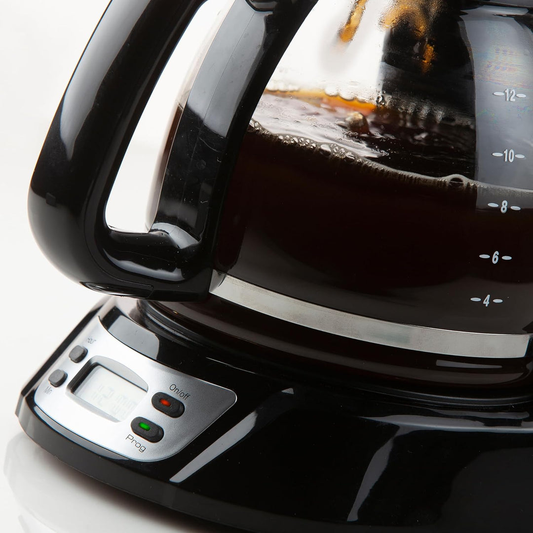 Domo DO708K - Kaffeeautomat- 1,5 L - Timer, Schwarz, Silver