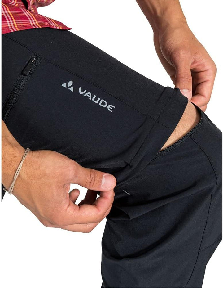 VAUDE Herren Heren Farley Stretch Zo Broek Hose, Schwarz, 54-Long EU