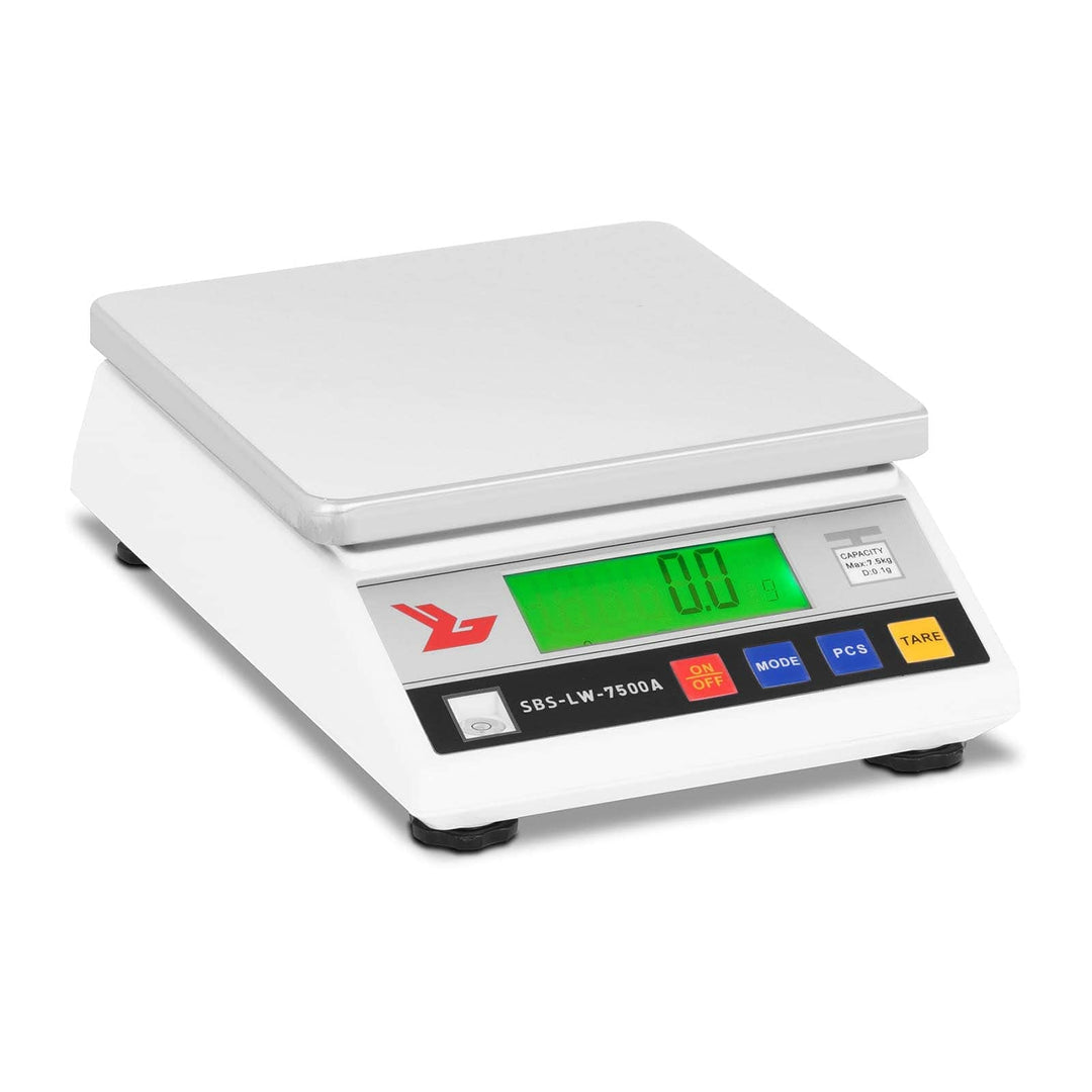 Steinberg Systems SBS-LW-7500A Feinwaage Präzisionswaage Digitalwaage (7500 g / 0,1 g, LCD Display,