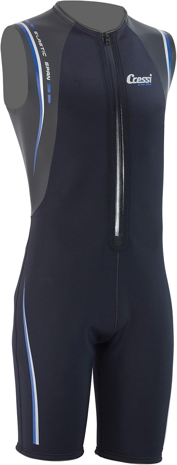 Cressi Termico Man Wetsuit 2 mm - Shorty Neoprenanzug aus hochelastischem Neopren für Herren S/2 Sch