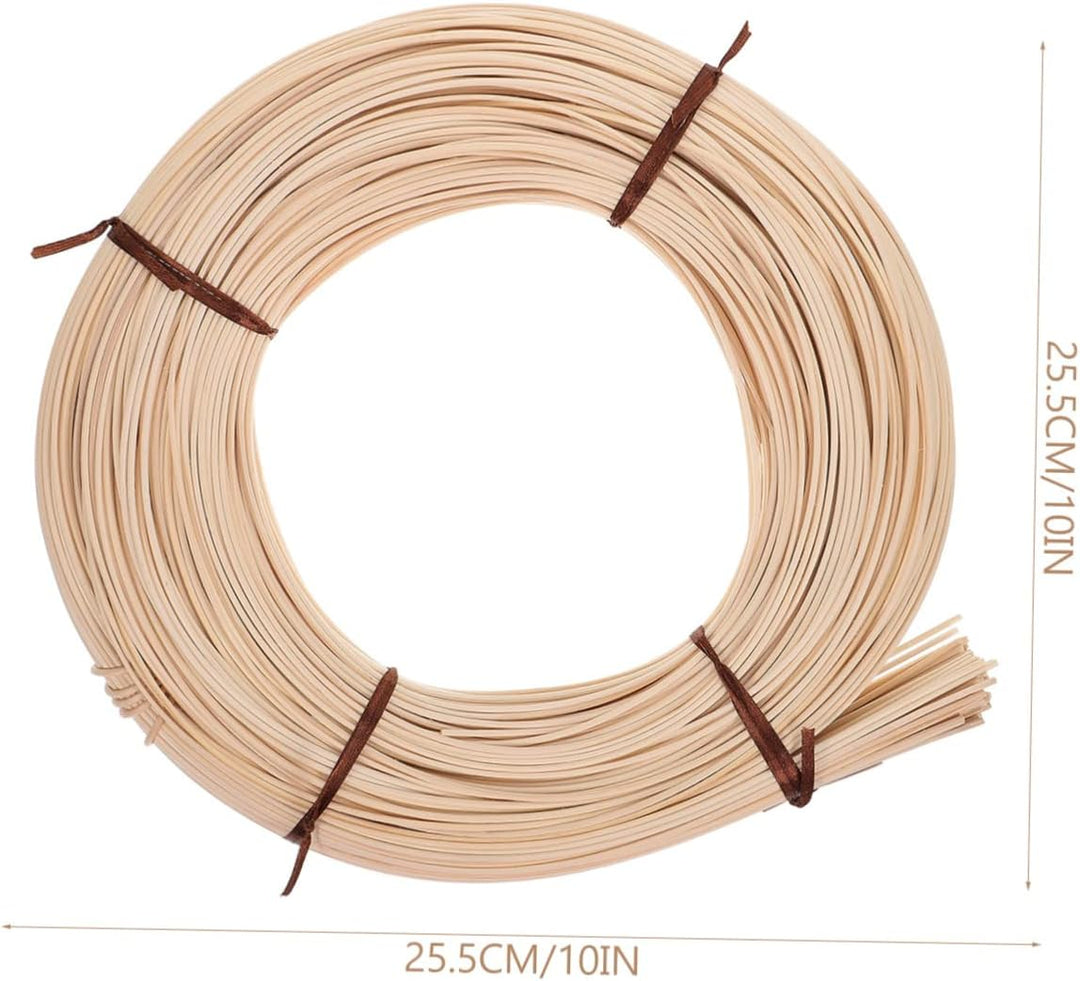 Happyyami Runder Schilfkeil 1 Rolle Geflochtenes Rattan Gurtkorb Rattan Weidengeflecht Rattanrohr Ha