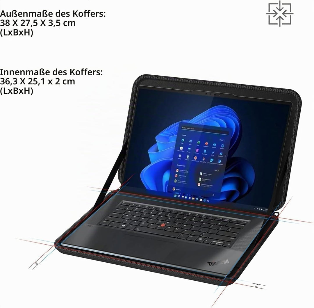 Smatree Hartschale Tasche Laptophülle für 14 Zoll HP/Lenovo/ThinkPad/Dell/Asus ROG Zephyrus G14/ Ace