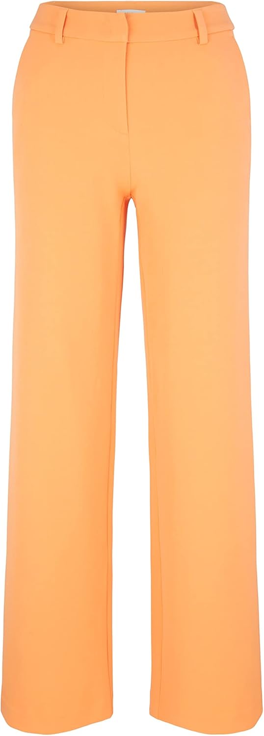 TOM TAILOR Damen Lea Straight Fit Hose 32W / 32L 29751 - Bright Mango Orange, 32W / 32L 29751 - Brig