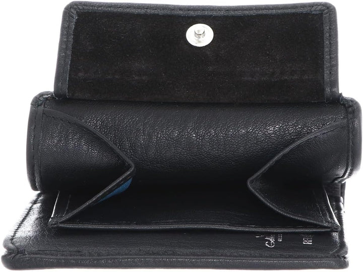 Golden Head Capri Geldbörse RFID Leder 8,5 cm Schwarz, Schwarz