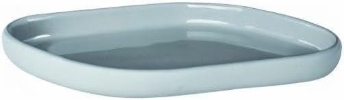 blomus Tablett SONO | Microchip | 19L x 10B x 2H cm | Ablageschale aus Keramik | Badaccessoire | Sei