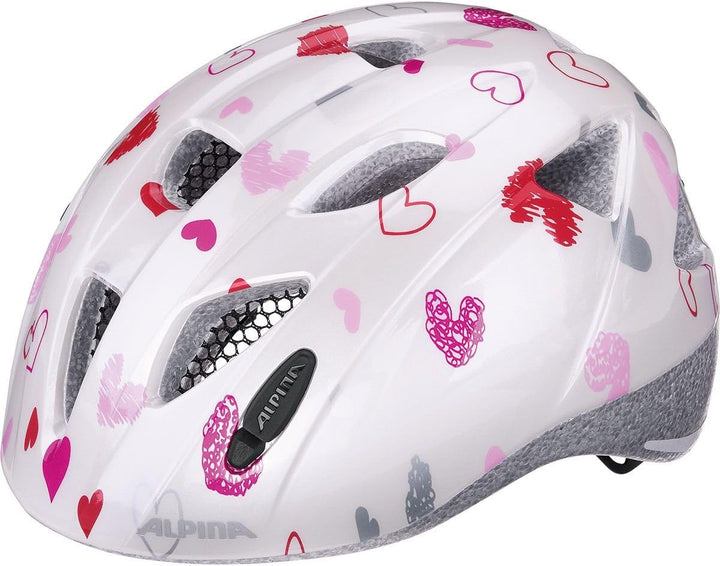 ALPINA XIMO - Leichter, Sicherer &amp; Bruchfester Fahrradhelm Mit Optionalen LED-Licht Für Kinder white
