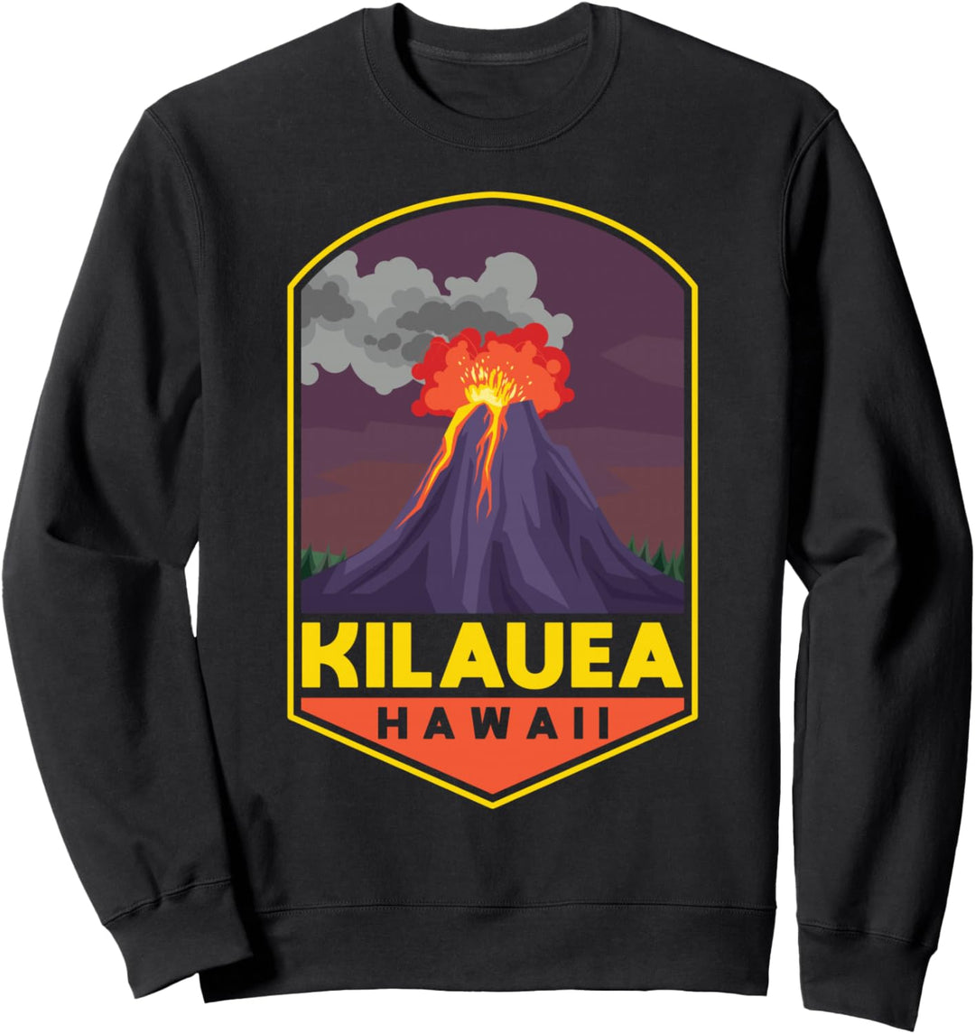 Inseln Vintage Souvenir Kilauea Hawaii Vulkan Sweatshirt