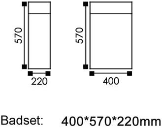 Jet-line Badmöbel Waschbecken Bad Ausstattung Unterschrank Waschplatz Badset 'Aarau (Grau), Grau