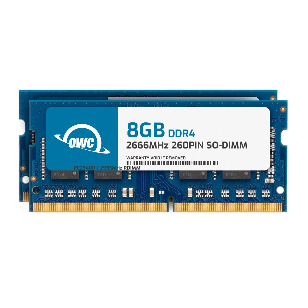 OWC - 16GB Memory Upgrade Kit - 2 x 8GB PC21300 DDR4 2666MHz SO-DIMMs für Mac Mini (2018 - aktuell),
