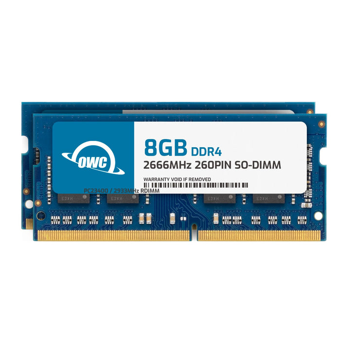 OWC - 16GB Memory Upgrade Kit - 2 x 8GB PC21300 DDR4 2666MHz SO-DIMMs für Mac Mini (2018 - aktuell),
