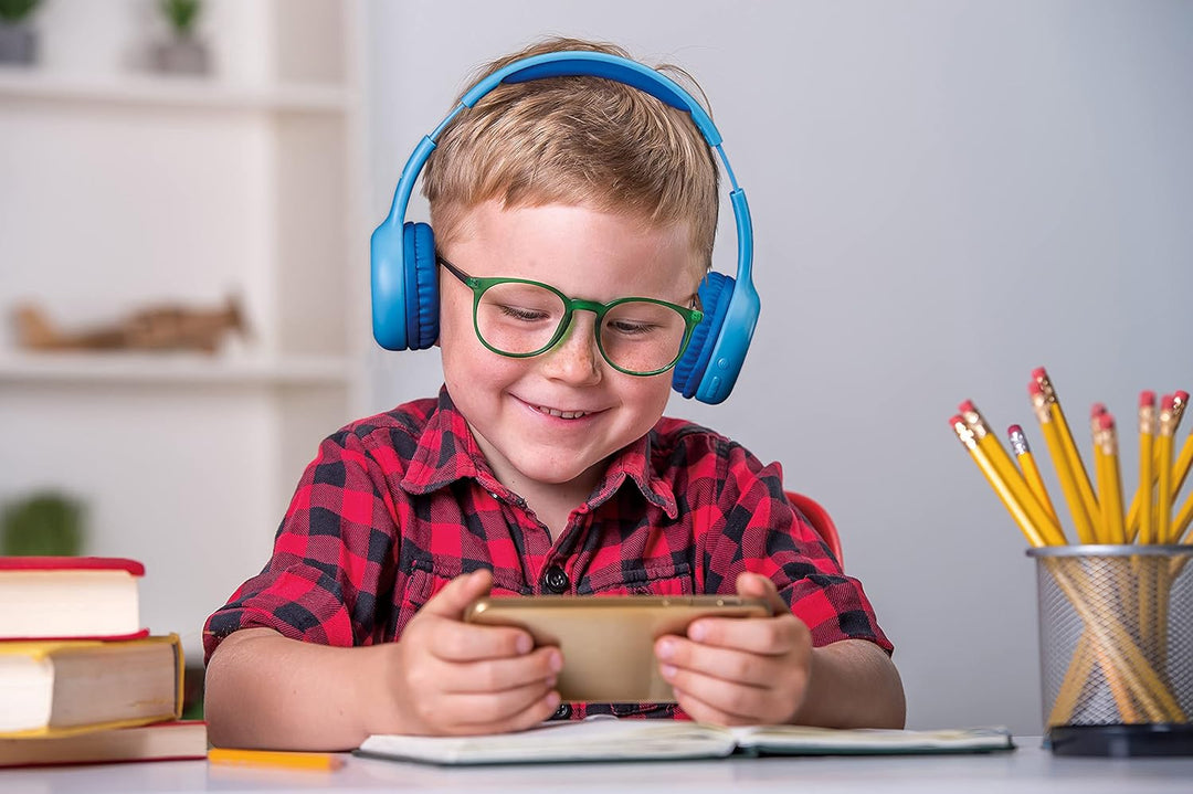 Lenco HPB-110 Kinder Bluetooth-Headset - Bluetooth 5,0-85 dB - Lautstärkebegrenzung - Eingebauter 25