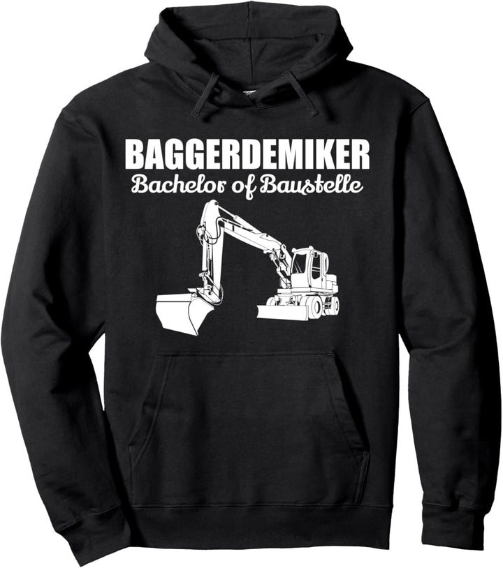 BAGGERDEMIKER Baggerfahrer Geschenk Bagger lustige Sprüche Pullover Hoodie