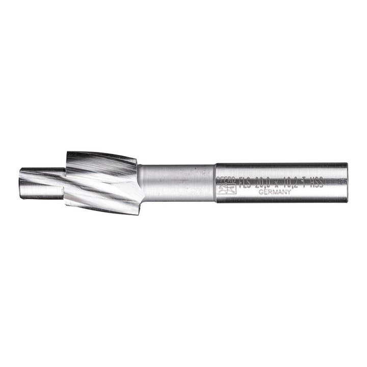 PFERD HSS Flachsenker mit Führungszapfen | Ø 20,0 mm, Schaft-ø 12,5 mm, DIN 373 | 25203120 – für Gew
