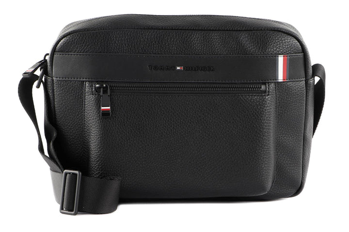 Tommy Hilfiger Herren TH Central Schultertasche, Schwarz, One Size
