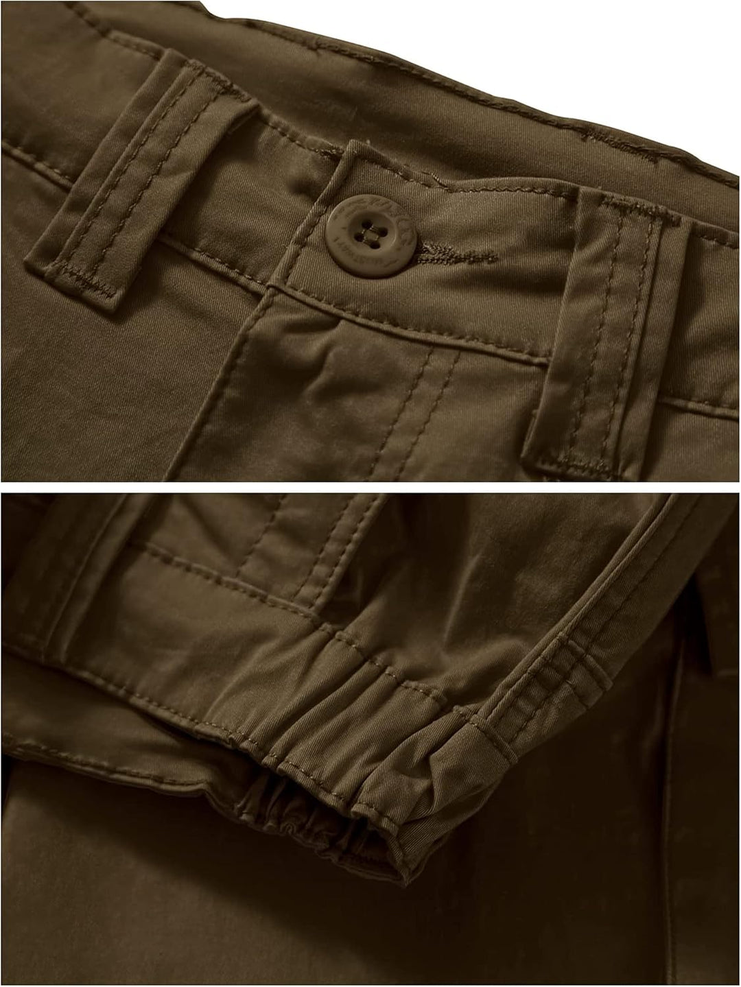 Damen Hosen Cargo Hose Multi Taschen Wanderhose Workwear Reissverschluss Armee Militär Outdoorhose R