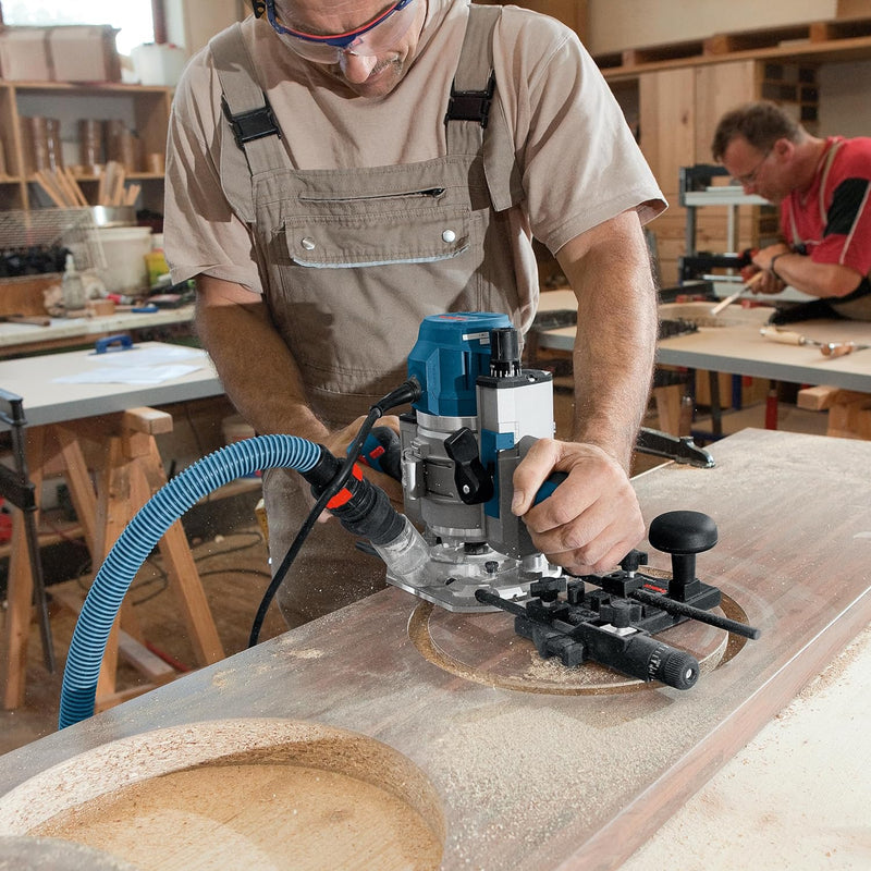 Bosch Professional 30tlg. Fräser Set mit Cuttermesser (für Holz, Ø 8 mm Schaft, Zubehör Oberfräse)