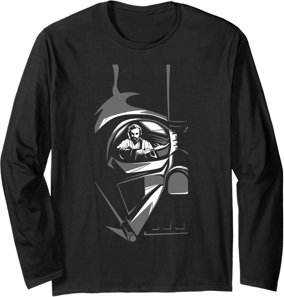 Star Wars: Obi-Wan Kenobi Vader Helmet Reflection Langarmshirt