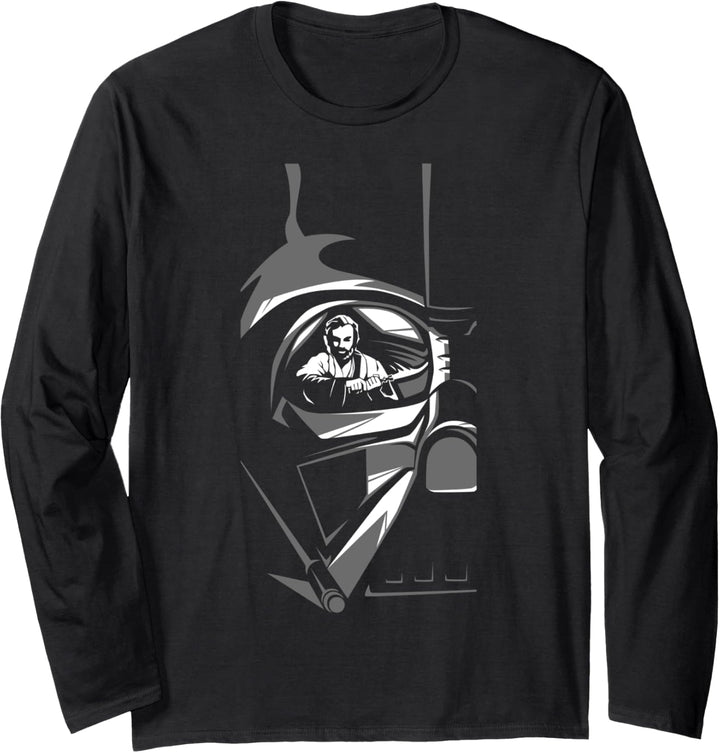 Star Wars: Obi-Wan Kenobi Vader Helmet Reflection Langarmshirt