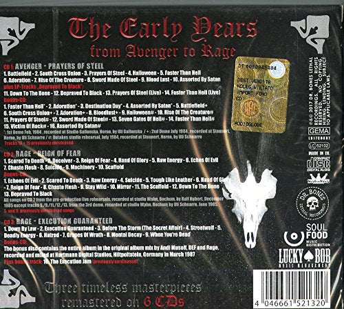The Early Years, Audio-CD