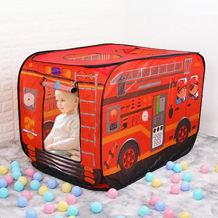 Pop-Up-Zelt für Kinder, 112 x 70 x 74 cm, faltbares Autozelt, atmungsaktives Spielzelt mit Rolltür u