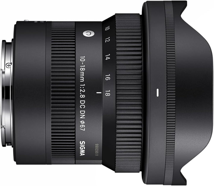 SIGMA Objectif 10-18mm f/2.8 DC DN Compatible Sony E