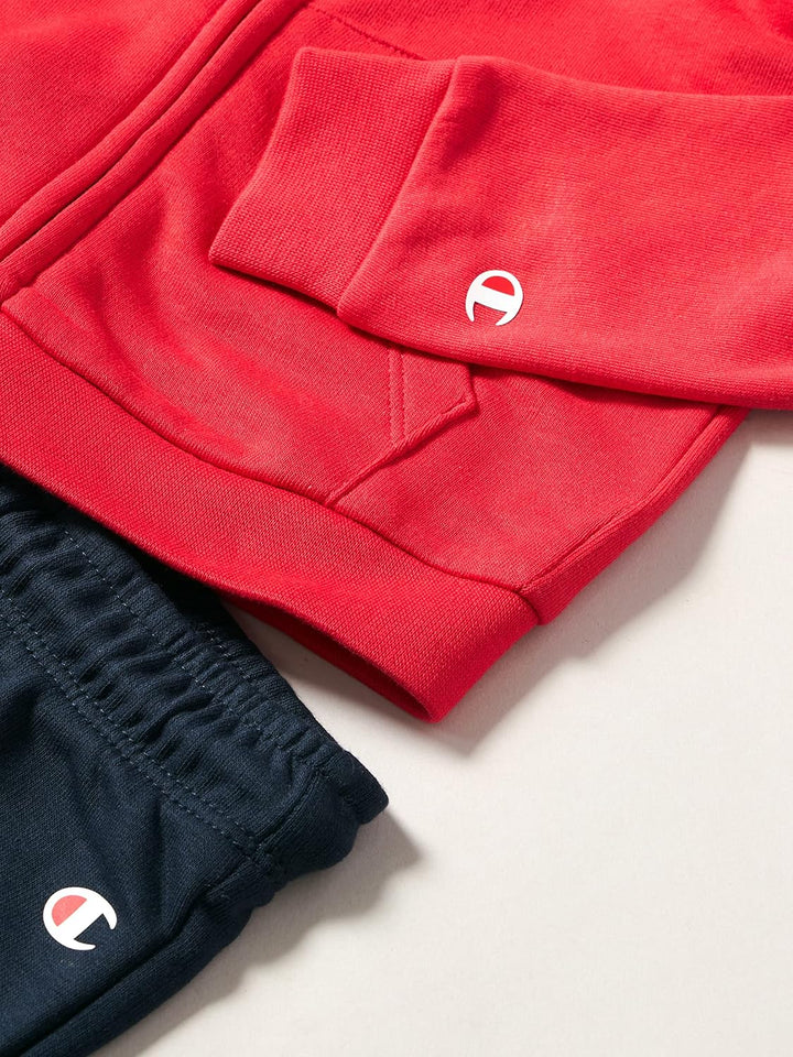 Champion Baby-Jungen Legacy American Classics-Ultra Light Powerblend Terry Hooded Full Zip Trainings