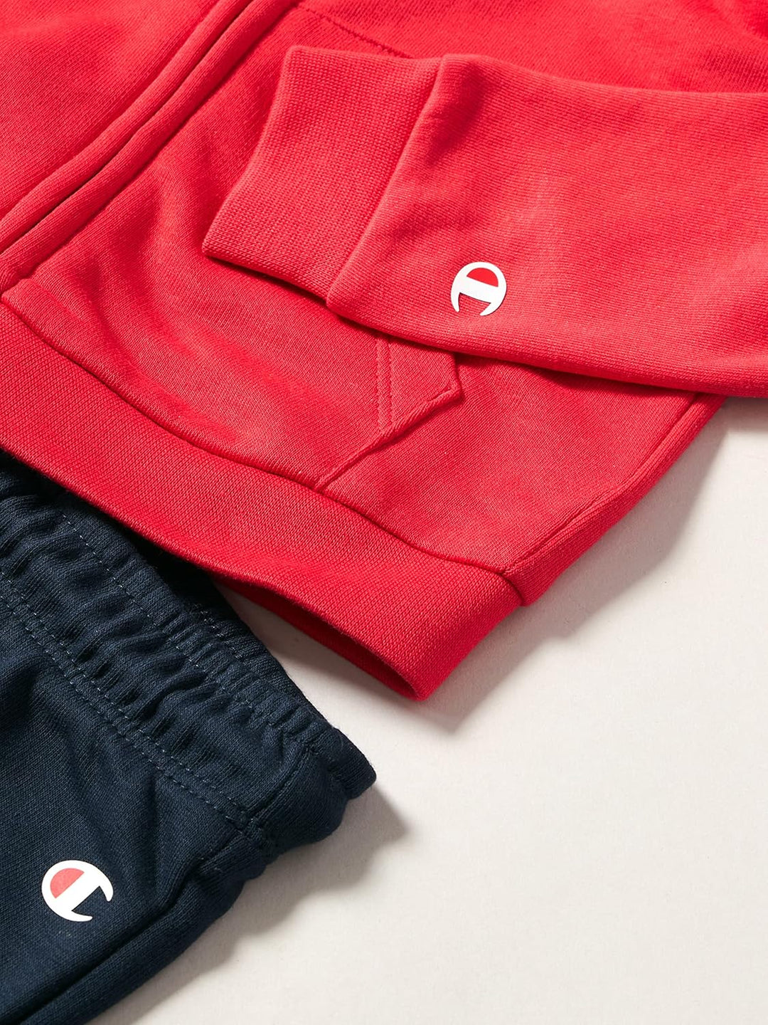 Champion Baby-Jungen Legacy American Classics-Ultra Light Powerblend Terry Hooded Full Zip Trainings