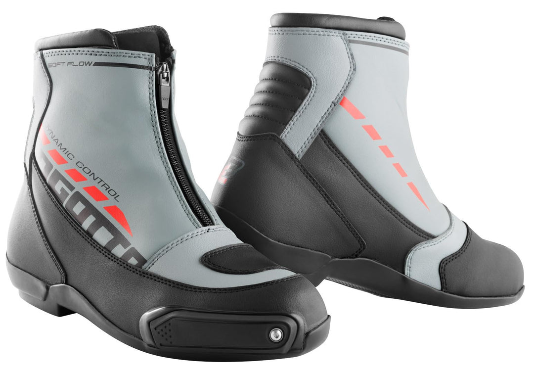Bogotto Lap Motorradschuhe, grau/rot, 36 36 EU Grau Rot, 36 EU Grau Rot