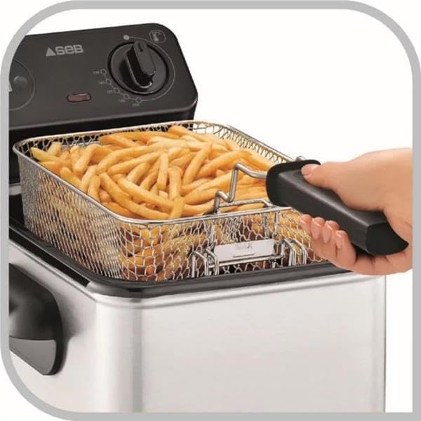 Seb Friteuse 4l 2400w Edelstahl/schwarz fr506d00