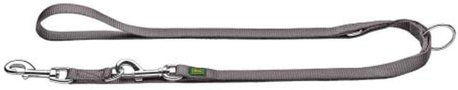 HUNTER Verstellbare Hundeführleine, Farbe: petrol, 3-fach verstellbar, robustes Nylon, pflegeleicht,