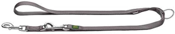 HUNTER Verstellbare Hundeführleine, Farbe: petrol, 3-fach verstellbar, robustes Nylon, pflegeleicht,