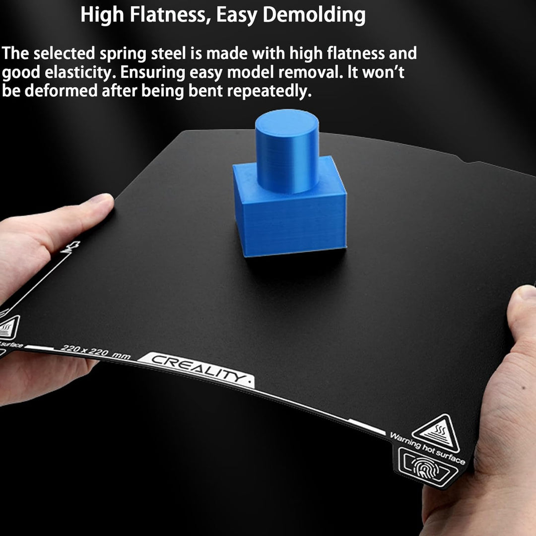 Creality Epoxy Resin Build Plate for K1, 3D Printer Double Side Epoxy Resin Particle Coating Print B