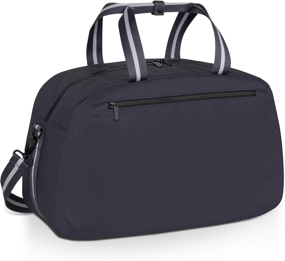 Audi 3152300100 Freizeittasche Tasche Weekender Tragetasche Leasure Bag, mit Audi Ringe Logo, grau