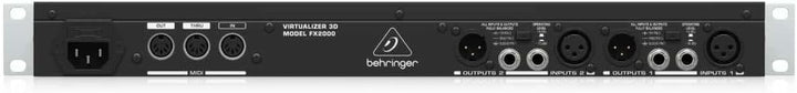 Behringer VIRTUALIZER 3D FX2000 Hochleistungs-3D-Multi-Engine-Effektprozessor Einzelbett, Einzelbett