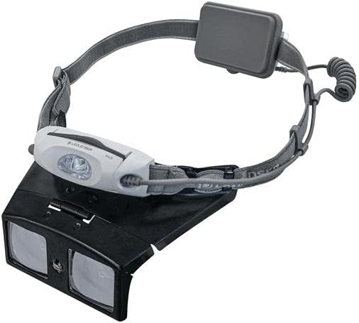 Schweizer Kopfbandlupe Tech-Line BINO LED Set I, 2X, 2,5X, 3X
