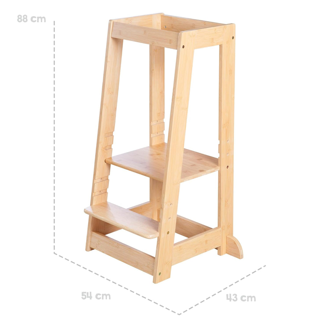 roba Lernturm nach Montessori - Sicherer Tritthocker für Kinder - Ideal als Küchenhelfer - Bis 80 kg