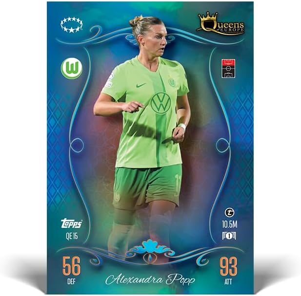 Topps Match Attax 24/25 - Update Mega Multipack #5 - Queens of Europe! 41 Karten inklusive 16 Queens