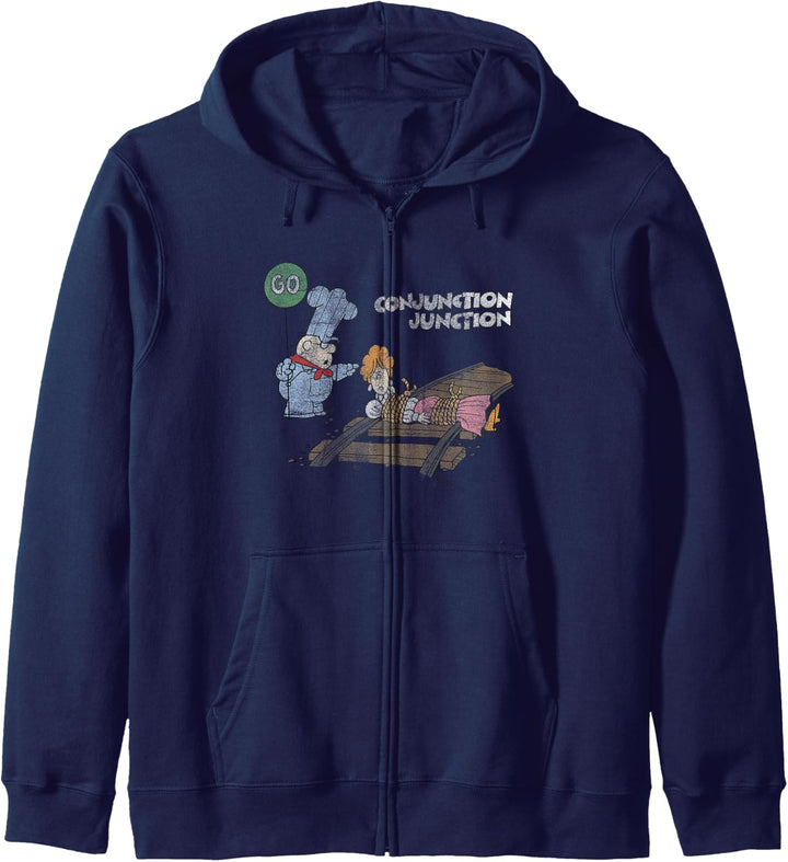 Schoolhouse Rock Verbindungskreuzungsbahn Kapuzenjacke