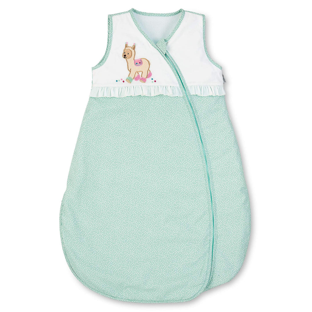 Sterntaler Sommer-Schlafsack Kuschelzoo für Kleinkinder, Reissverschluss, Grösse: 90, Mintgrün 90 cm