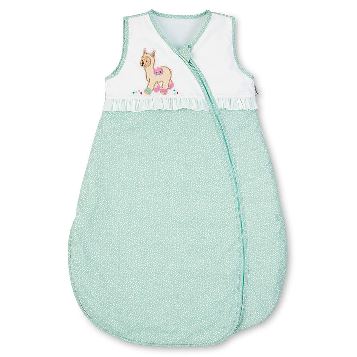 Sterntaler Sommer-Schlafsack Kuschelzoo für Kleinkinder, Reissverschluss, Grösse: 90, Mintgrün 90 cm