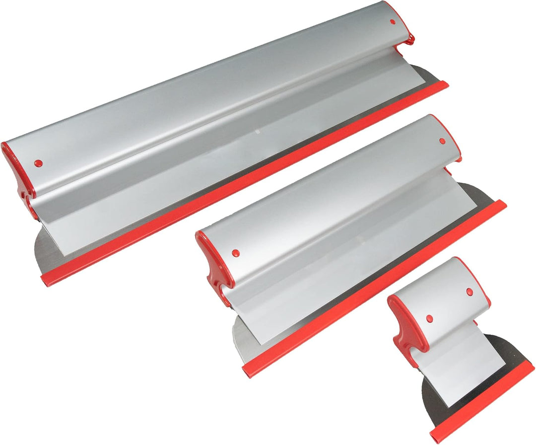 Komplettes Profi-Set: Flächenspachtel 100 cm + Adapter + Teleskopstiel 90-160 cm, Austauschbares und