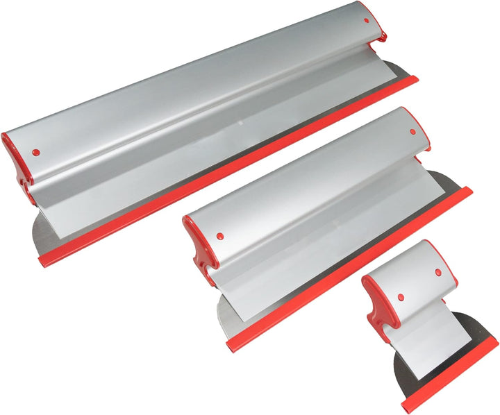 Komplettes Profi-Set: Flächenspachtel 100 cm + Adapter + Teleskopstiel 90-160 cm, Austauschbares und