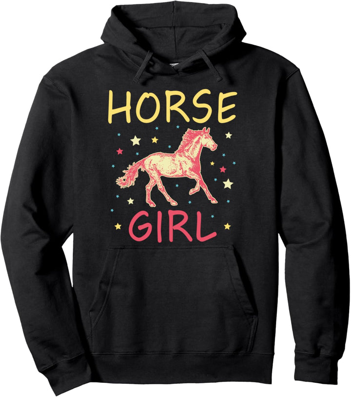 Pferdemädchen Cute Horseback Riding Love Horse Racing Horses Pullover Hoodie