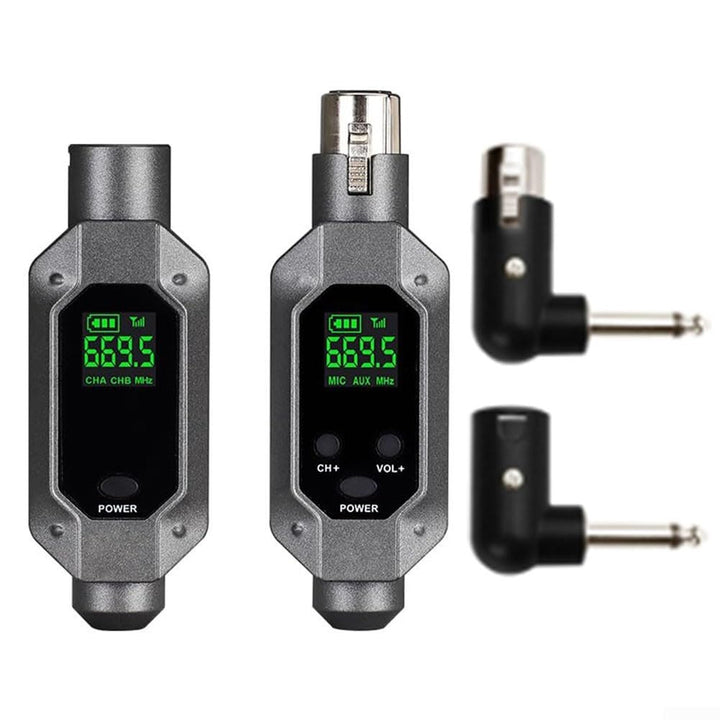 Kabelloses Mikrofon, Audio-Sender und Empfängersystem, XLR-Mikrofonadapter für dynamisches Mikrofon,