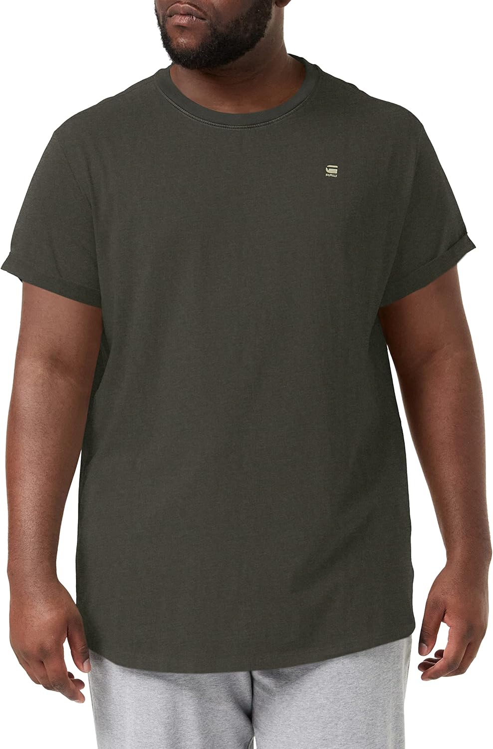 G-STAR RAW Herren Lash O. T-Shirts XXL Grau (Asfalt Gd D16396-2653-b575), XXL Grau (Asfalt Gd D16396